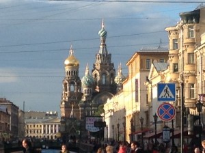 Church of the Savior on Spilled Blood from Nevsky prospect